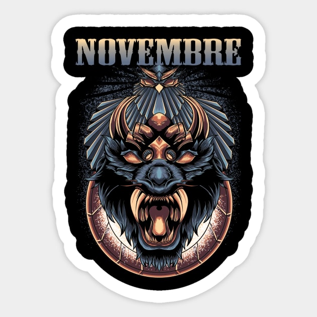 NOVEMBRE BAND Sticker by Bronze Archer